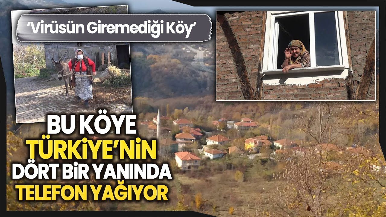 Türkiye'de koronavirüs görülmeyen sayılı köylerden!
