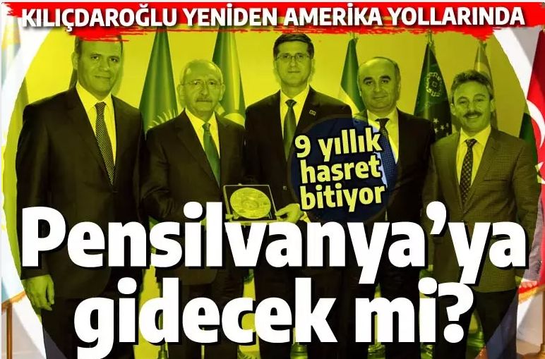 Adaylık tartışmalarıyla gündem olan Kılıçdaroğlu ABD'ye gidiyor