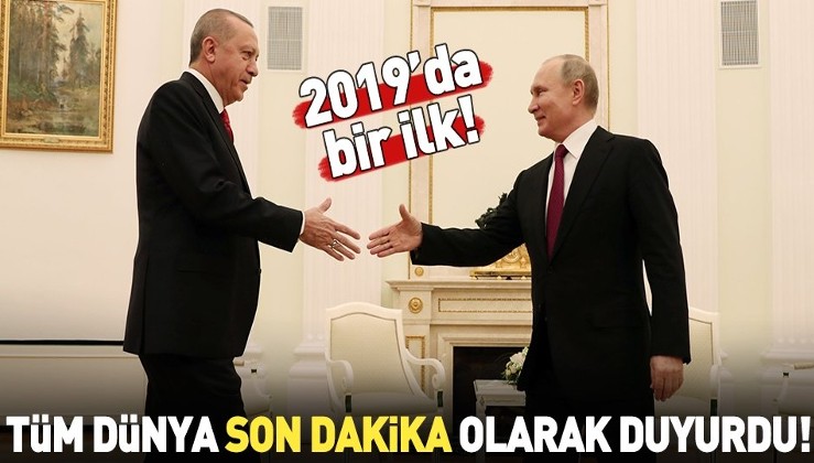 Erdoğan ve Putin'den önemli açıklamalar