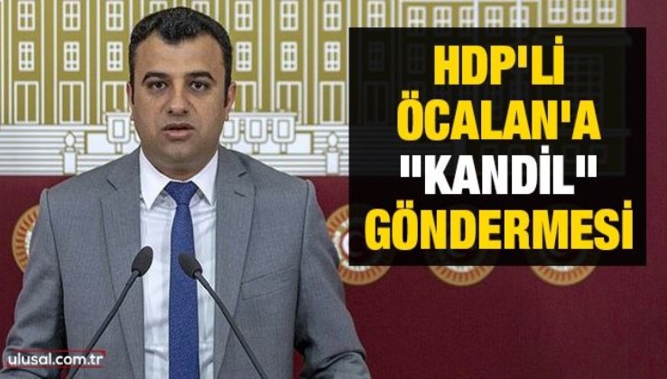 HDP'li Öcalan'a "Kandil" göndermesi