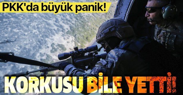Üst düzey teröristlerin tek tek etkisiz hale getirilmesinin ardından PKK'da büyük panik! Darmadağın oldular
