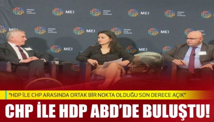 CHP ve HDP ABD'de buluştu! Çeviköz'den PKK'ya ‘operasyon yapmayız' vaadi