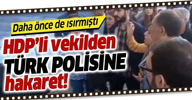 Polisi ısıran HDP'li Saliha Aydeniz bu kez de hakaret etti!.