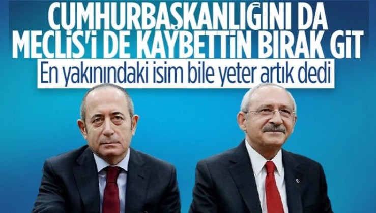 Mehmet Akif Hamzaçebi'den Kemal Kılıçdaroğlu'na istifa çağrısı