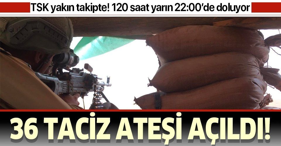MSB duyurdu: PKK/YPG'li teröristlerin ihlal sayısı 36 oldu.