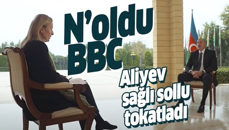 Azerbaycan Cumhurbaşkanı İlham Aliyev'den BBC muhabirine tokat gibi cevap: Algı oluşturma girişimi