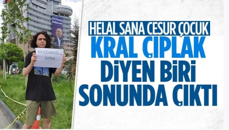 CHP binası önünde gençlerden Kılıçdaroğlu'na istifa çağrısı