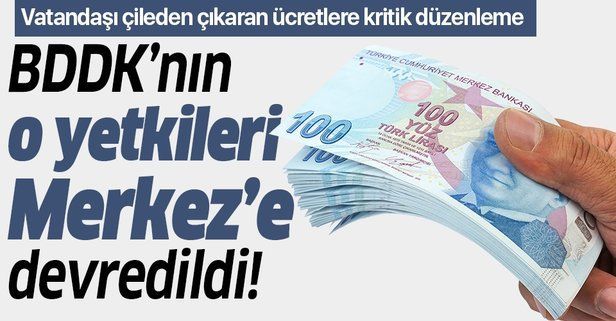Resmi Gazete'de yayımlandı! BDDK'nın o yetkileri Merkez Bankası'na devredildi!