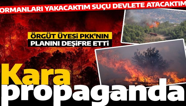 PKK'nın kirli oyunu MASAK raporuna tosladı: İtirafçı teröristin söyledikleri pes dedirtti: Ormanları yakıp...