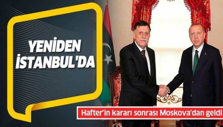 Son dakika: Libya Başbakanı Sarrac Moskova'daki görüşme sonrası İstanbul'a geldi.