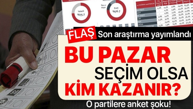 Dikkat çeken seçim anketi! Bu Pazar seçim olsa kim kazanır? Ali Babacan ve Ahmet Davutoğlu’na büyük şok!