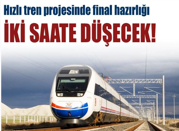 Gaziantep'te hızlı tren için test sürüşleri başladı