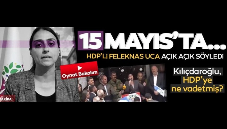 Kılıçdaroğlu ne vadetmiş? HDP'li Feleknas Uca açık açık söyledi: 15 Mayıs'ta ...