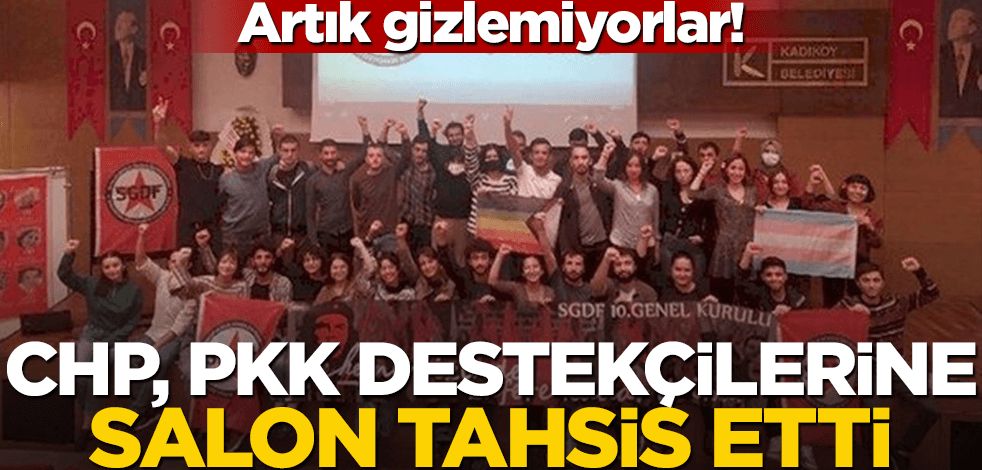 CHP'li belediye, PKK'lılara salon tahsis etti