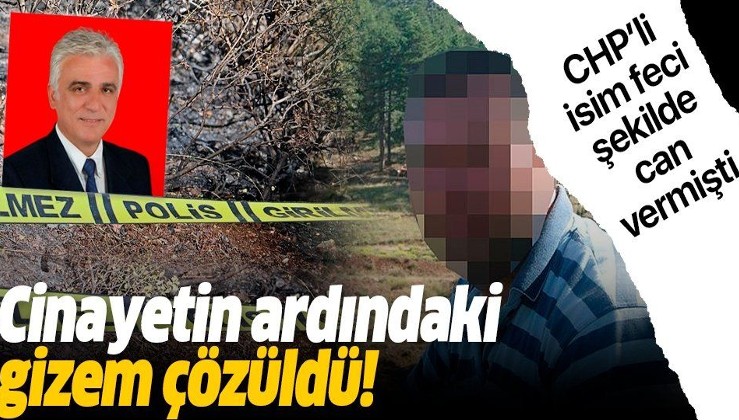 Eski CHP Döşemealtı İlçe Başkanı Hasan Haluk Yalçın'ın katil zanlısı emekli polis memuru çıktı!