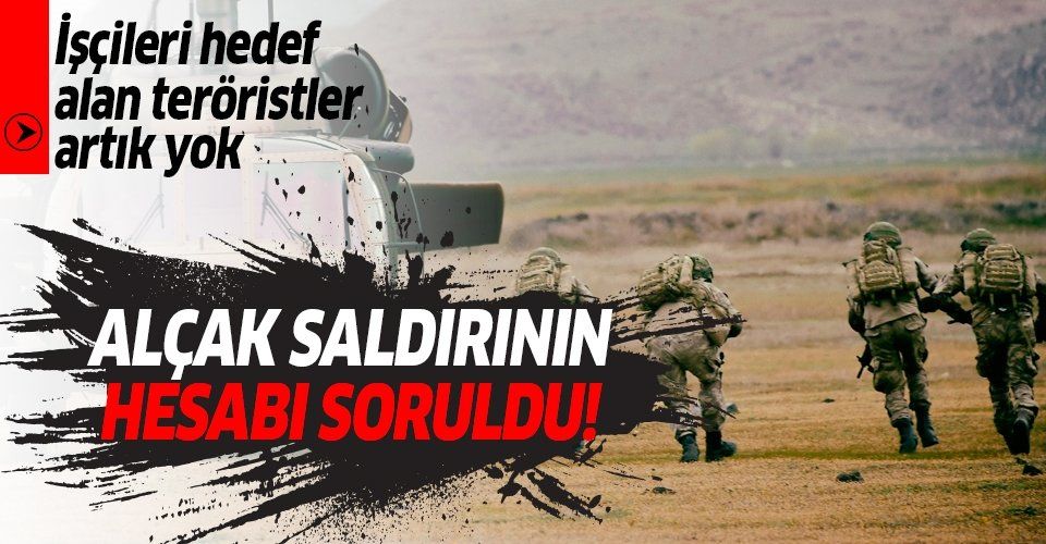 Şemdinli'de öldürülen PKK'lıların Derecik'te işçilere saldıran teröristler olduğu belirlendi!