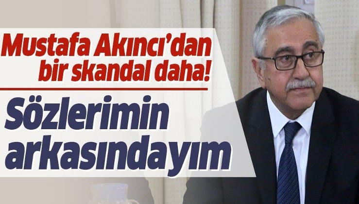 Son dakika: KKTC Cumhurbaşkanı Mustafa Akıncı'dan tepki çeken sözleriyle ilgili yeni açıklama.