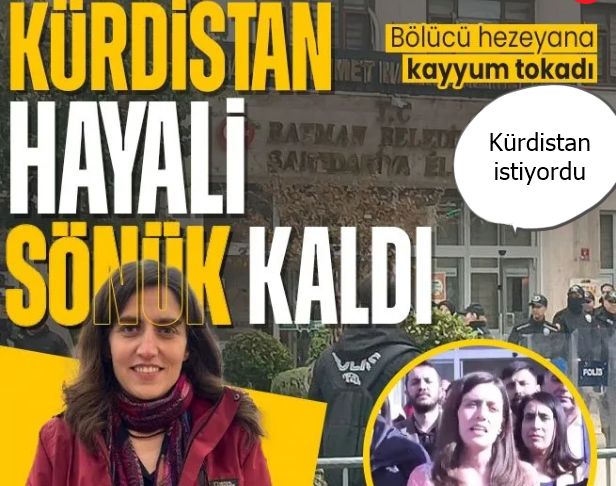 Batman'da "kürdistan" hayaline kayyum tokadı! Gülistan'ın 'Sönük' kalan bölücü hezeyanı