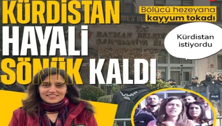 Batman'da "kürdistan" hayaline kayyum tokadı! Gülistan'ın 'Sönük' kalan bölücü hezeyanı