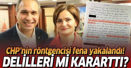 CHP'nin röntgenci ilçe başkanı Suat Özçağdaş’ın delil kararttığı ortaya çıktı