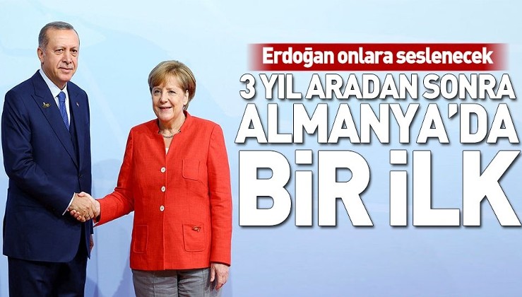 Erdoğan onlara seslenecek! 3 yıl aradan sonra Almanya'da bir ilk.