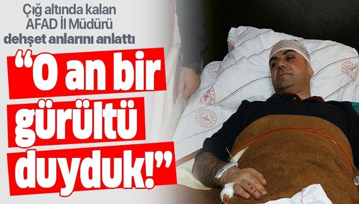 Van AFAD İl Müdürü Osman Uçar çığ felaketini anlattı.