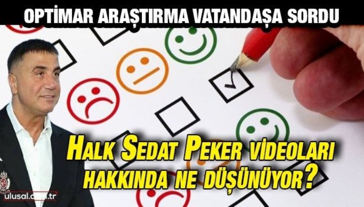 Optimar Araştırma Başkanı Burhan Eptemli o anketi açıkladı: Halk Sedat Peker videoları hakkında ne düşünüyor?