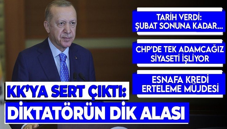 Erdoğan'dan esnafa Halkbank müjdesi: 6 aylık dönemde ödenmesi gereken taksitler ertelenecek