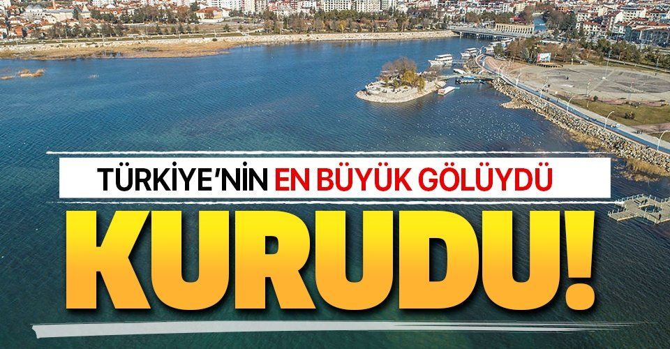 Türkiye'nin en büyük tatlı gölü Beyşehir kuruma tehdidi ile karşı karşıya!.