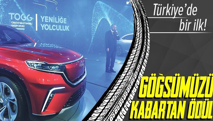Türkiye'de bir ilk! Yerli otomobil TOGG'a dev ödül!