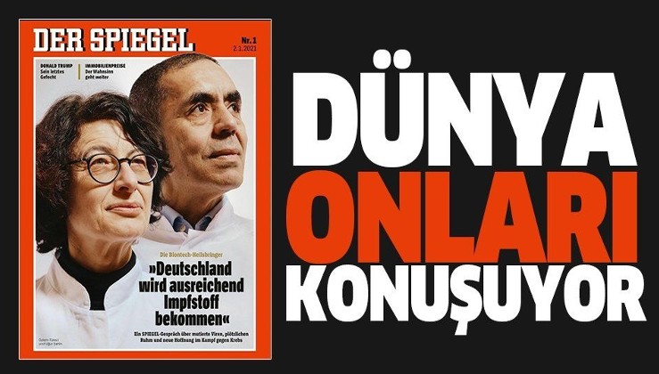 Prof. Dr. Uğur Şahin ve Özlem Türeci Der Spiegel'in kapağında