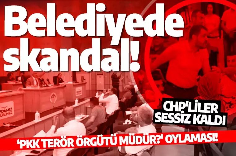 Belediyede skandal! ‘PKK terör örgütü müdür?' oylaması! CHP'liler "PKK terör örgütü" diyemedi