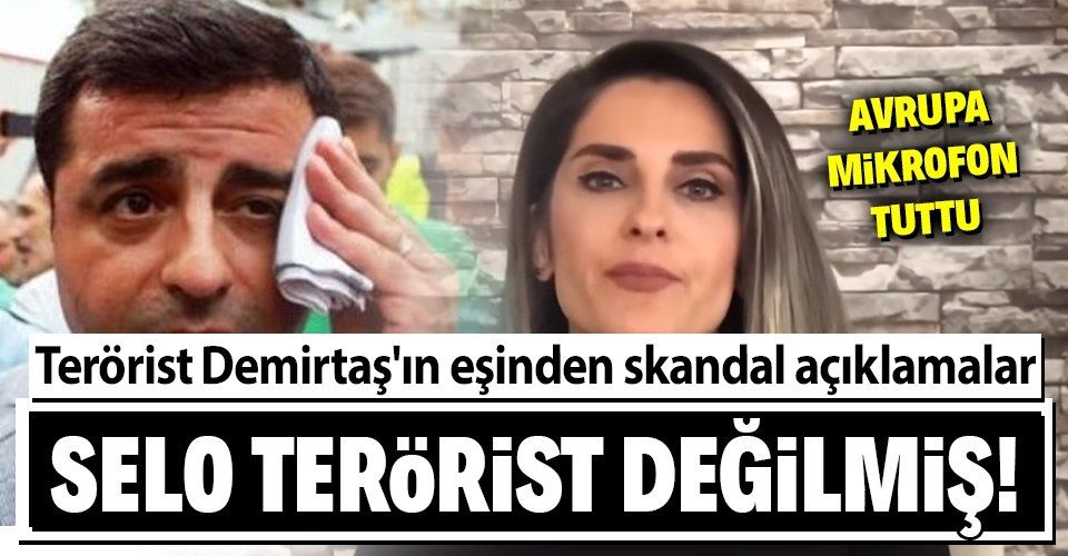 Avrupa kanalı Euronews terörist Selahattin Demirtaş'ın eşiyle röportaj yaptı! Kocasının terörist olmadığını söyledi
