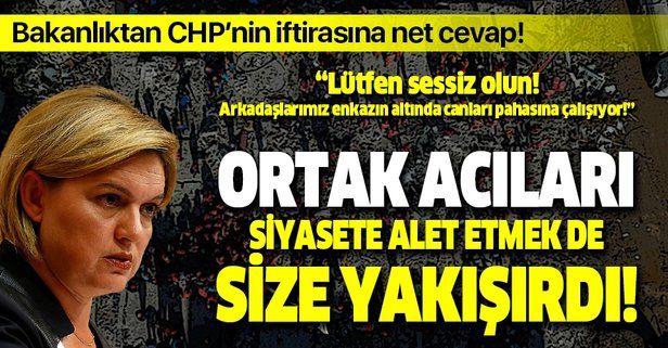 İzmir depremini siyasetlerine alet ettiler! CHP'li Selin Sayek Böke'nin çadır iftirasına İçişleri Bakanlığı'ndan net cevap!