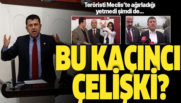 Meclis’teki terör konuşmasıyla şov yapan Veli Ağbaba, Demirtaş'ı ziyarete koştu