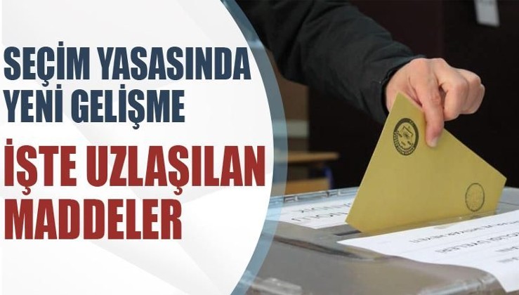 Seçim yasasında yeni gelişme: İşte AK Parti ile MHP’nin uzlaştığı ve müzakere edeceği maddeler