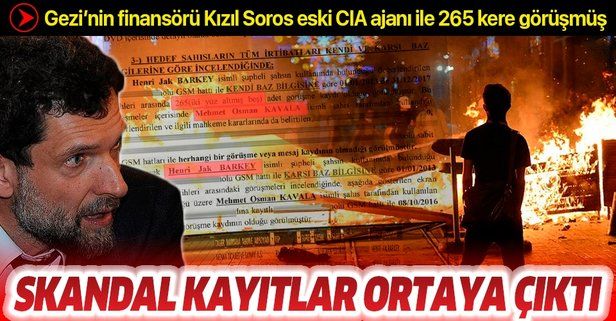CIA eski ajanı Henri Jak Barkey Gezi'nin finansörü Osman Kavala’yla 265 adet görüşme yapmış!
