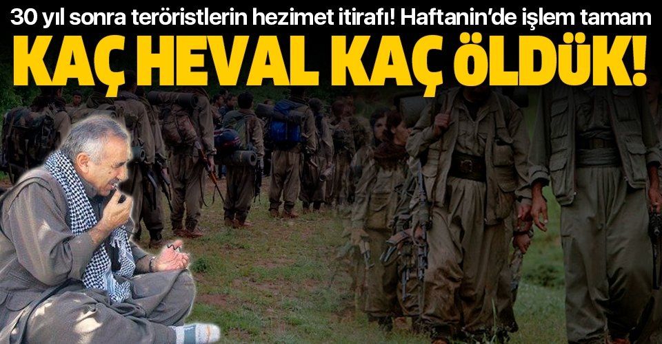 PençeKaplan’la Haftanin’de PKK'ya ağır darbe: Kaç heval kaç