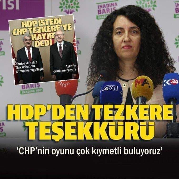 HDP'den CHP'ye tezkere teşekkürü: Çok kıymetli buluyoruz