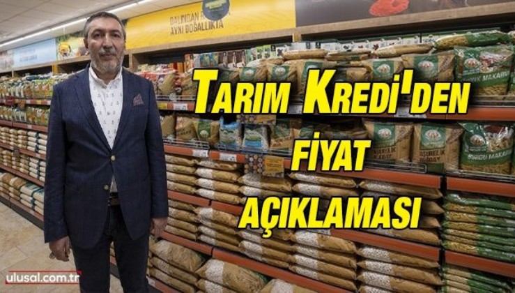 Tarım Kredi Market Genel Müdürü Bayram Ali Yıldırım: ''Tarım Kredi piyasaya göre yüzde 5 ucuz''
