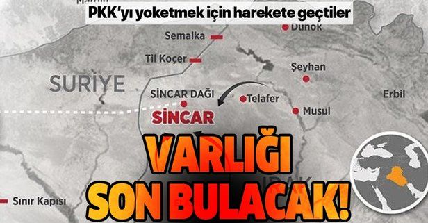 Sincar ve bölgesinde PKK'yı bitirmek için Irak'tan önemli adım!