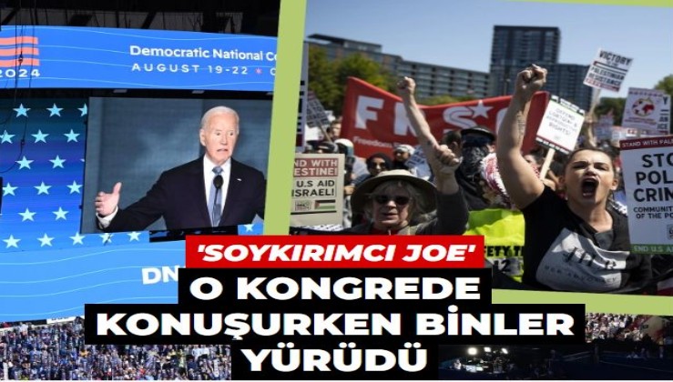 Demokratlar kongre yaparken Chicago Filistin için yürüdü: Soykırımcı Joe...