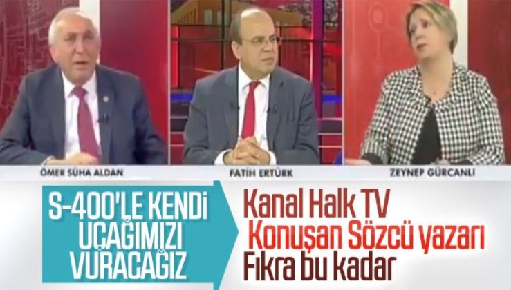 Halk TV'de Zeynep Gürcanlı'nın S-400 hakkındaki açıklamalarına TOKAT gibi yanıt!