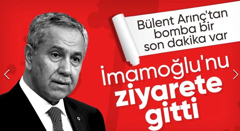 Bülent Arınç, İBB Başkanı Ekrem İmamoğlu'nu ziyaret etti