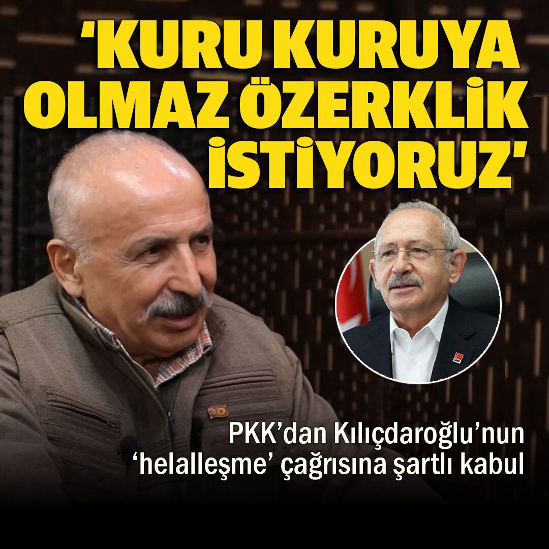 PKK'dan Kılıçdaroğlu'na helalleşme şartı: Özerklik verilirse helalleşme olur