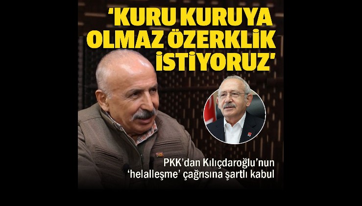 PKK'dan Kılıçdaroğlu'na helalleşme şartı: Özerklik verilirse helalleşme olur