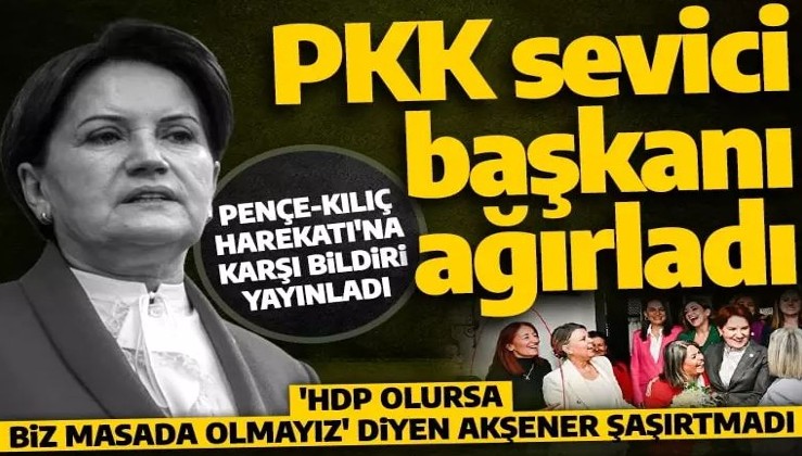 Pençe Kılıç Harekatı'na karşı bildiri yayınlamıştı! Akşener HDP'li baro başkanını ağırladı