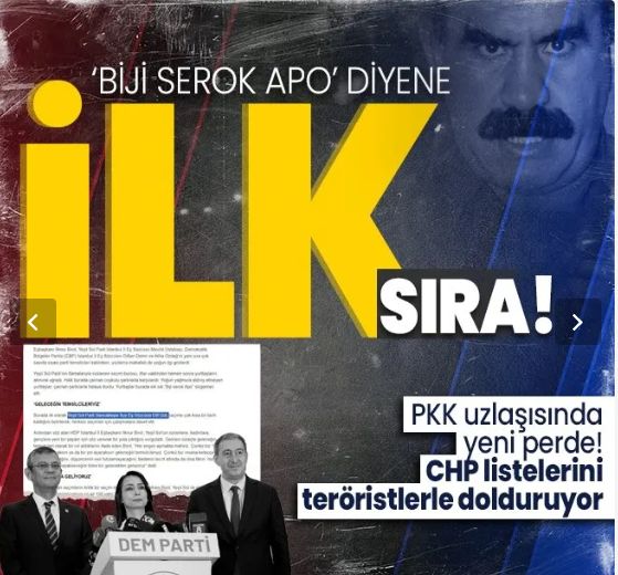 Biji Serok Apo sloganı atan DEM'li Elif Gül'e ilk sıra, terör tutuklusu Nevzat Kılıç'a 5. sıra!