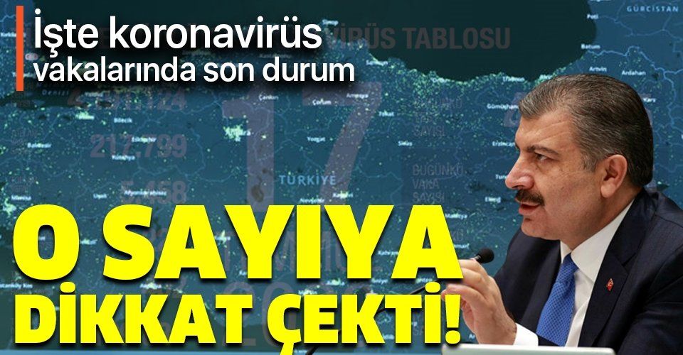 Son dakika: Sağlık Bakanı Fahrettin Koca 17 Temmuz koronavirüs vaka sayılarını açıkladı