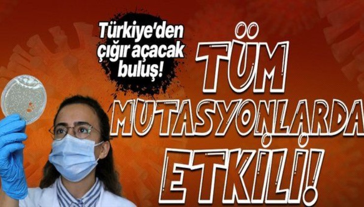 Türkiye'den koronavirüs çalışmalarında çığır açacak buluş! Tüm mutasyonlara karşı etkili!
